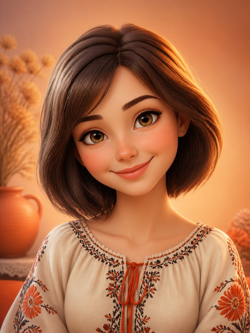 Мультяшный аватар в 3D-стиле