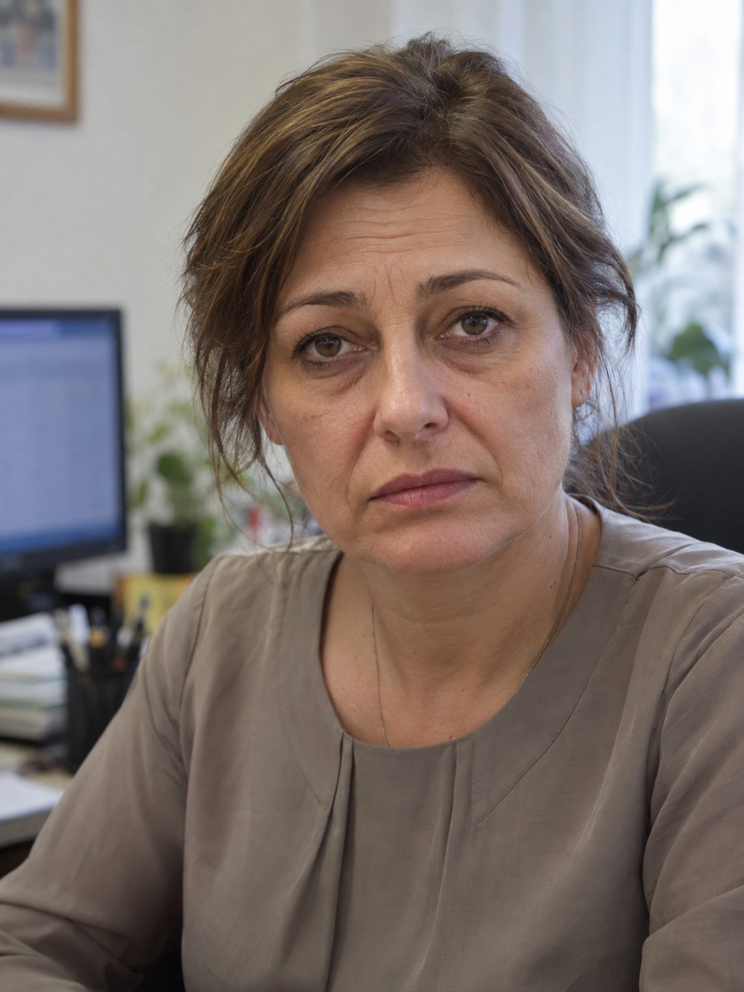 До — глубокие тени под глазами, усталое лицо
