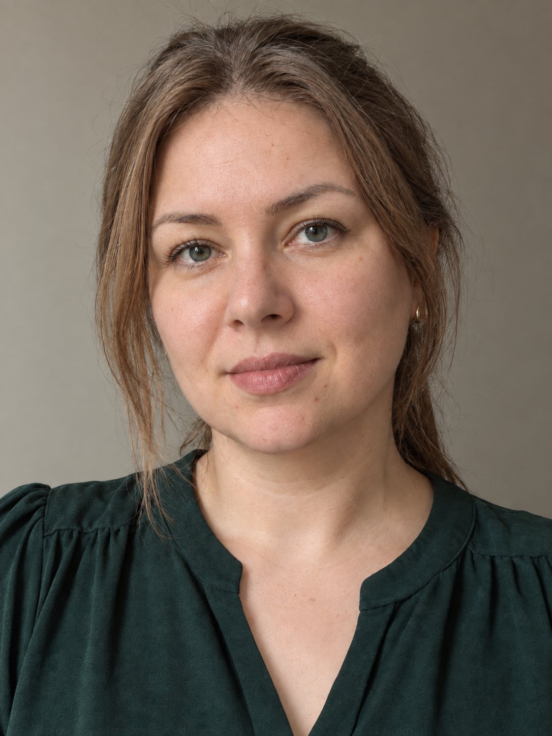 Шаг 2 — кожа чистая, но фактура и родинка на месте